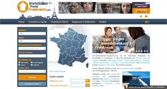 Desktop Screenshot of immobilienportal-frankreich.com